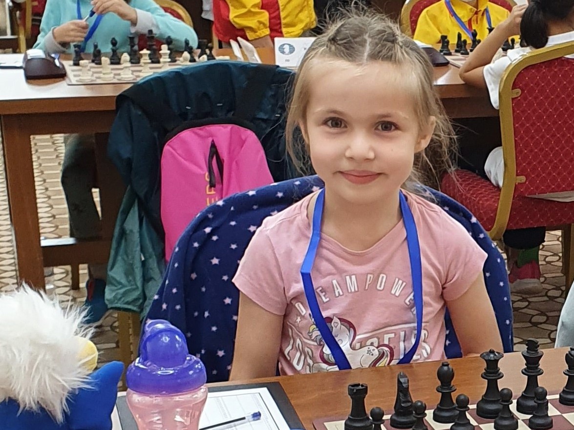 Meara Classen im Spielsaal bei der WM