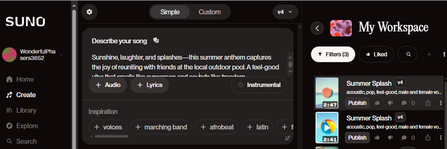 Suno Simple: Minimale Vorgaben für einen KI-Song